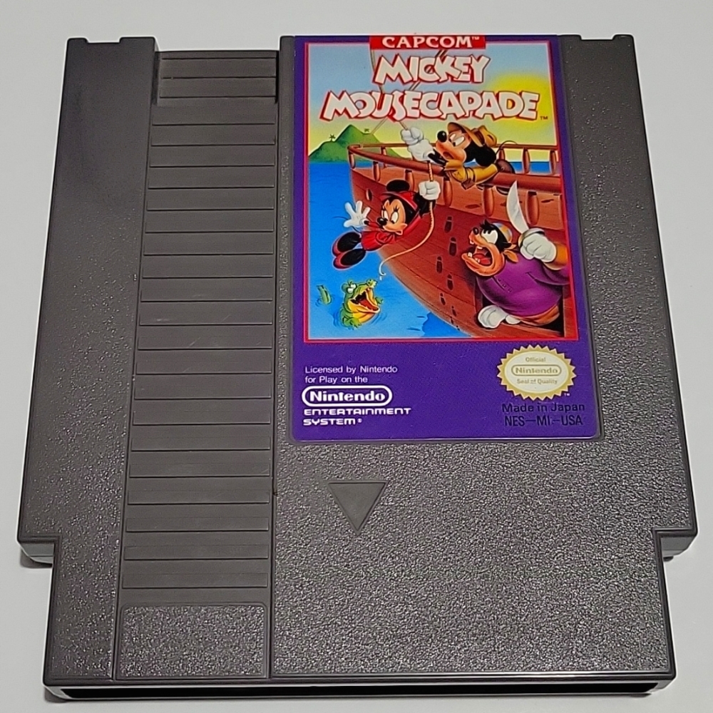 MICKEY MOUSECAPADE CAPCON NES GAME NINTENDO GAMES VTG 1985